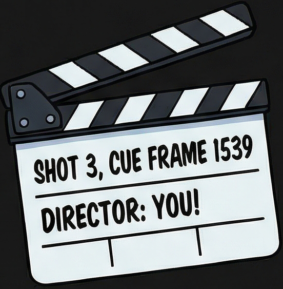 ClapperCue clapperboard
